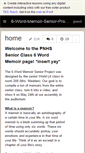 Mobile Screenshot of 6-word-memoir-senior-project.wikispaces.com