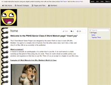 Tablet Screenshot of 6-word-memoir-senior-project.wikispaces.com