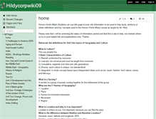 Tablet Screenshot of hildycorpwiki09.wikispaces.com