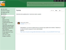 Tablet Screenshot of huevoliquido.wikispaces.com
