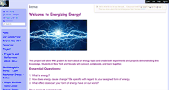 Desktop Screenshot of energizingenergy.wikispaces.com