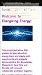 Mobile Screenshot of energizingenergy.wikispaces.com