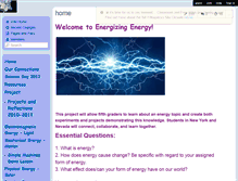 Tablet Screenshot of energizingenergy.wikispaces.com