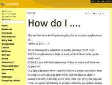 Tablet Screenshot of how2doit.wikispaces.com