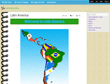 Tablet Screenshot of latinamerica.wikispaces.com