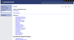 Desktop Screenshot of globalscholar.wikispaces.com