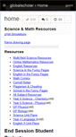 Mobile Screenshot of globalscholar.wikispaces.com