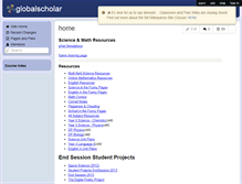 Tablet Screenshot of globalscholar.wikispaces.com