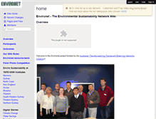 Tablet Screenshot of environet.wikispaces.com