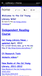 Mobile Screenshot of cylibrary.wikispaces.com