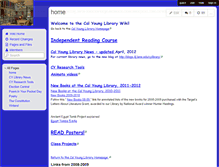 Tablet Screenshot of cylibrary.wikispaces.com