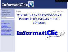 Tablet Screenshot of informaticlic.wikispaces.com