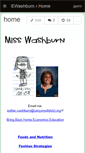 Mobile Screenshot of ewashburn.wikispaces.com