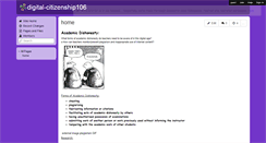 Desktop Screenshot of digital-citizenship106.wikispaces.com