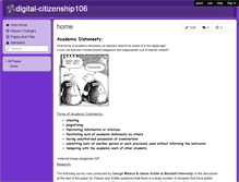 Tablet Screenshot of digital-citizenship106.wikispaces.com
