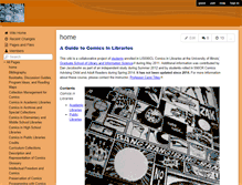 Tablet Screenshot of comicsinlibraries.wikispaces.com