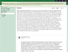 Tablet Screenshot of machiavellianlens.wikispaces.com