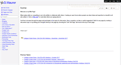 Desktop Screenshot of gmaurer.wikispaces.com