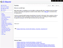 Tablet Screenshot of gmaurer.wikispaces.com
