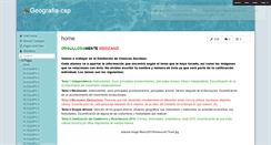 Desktop Screenshot of geografia-csp.wikispaces.com