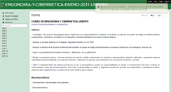 Desktop Screenshot of ergonomia-y-cibernetica-enero-2011-unexpo.wikispaces.com