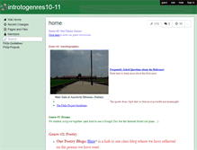 Tablet Screenshot of introtogenres10-11.wikispaces.com