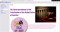 Desktop Screenshot of 4thtrialbyjury.wikispaces.com