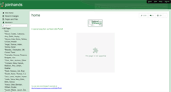 Desktop Screenshot of joinhands.wikispaces.com
