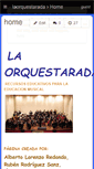 Mobile Screenshot of laorquestarada.wikispaces.com