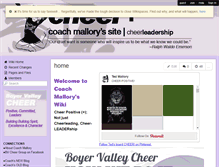 Tablet Screenshot of cheerpositive.wikispaces.com