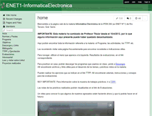 Tablet Screenshot of enet1-informaticaelectronica.wikispaces.com