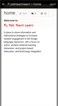 Mobile Screenshot of fltalkteachlearn.wikispaces.com