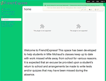 Tablet Screenshot of frenchexpress.wikispaces.com