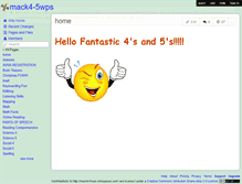 Tablet Screenshot of mack4-5wps.wikispaces.com