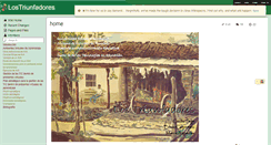 Desktop Screenshot of lostriunfadores.wikispaces.com