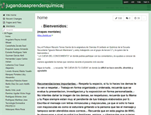 Tablet Screenshot of jugandoaaprenderquimicaj.wikispaces.com