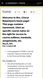 Mobile Screenshot of c-robertson.wikispaces.com