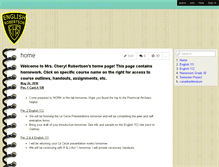 Tablet Screenshot of c-robertson.wikispaces.com