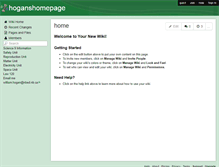 Tablet Screenshot of hoganshomepage.wikispaces.com