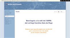 Desktop Screenshot of ampa-carolinasala.wikispaces.com