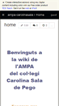 Mobile Screenshot of ampa-carolinasala.wikispaces.com