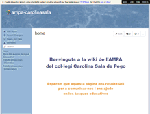 Tablet Screenshot of ampa-carolinasala.wikispaces.com