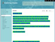 Tablet Screenshot of grammar-geeks.wikispaces.com