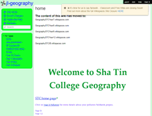 Tablet Screenshot of jl-geography.wikispaces.com