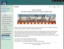 Tablet Screenshot of historyconnected.wikispaces.com