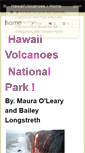 Mobile Screenshot of hawaiivolcanoes.wikispaces.com