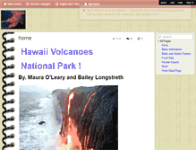 Tablet Screenshot of hawaiivolcanoes.wikispaces.com