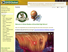Tablet Screenshot of ghsglobal.wikispaces.com