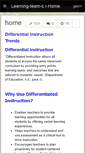 Mobile Screenshot of learning-team-c.wikispaces.com