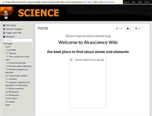 Tablet Screenshot of alcascience7a.wikispaces.com